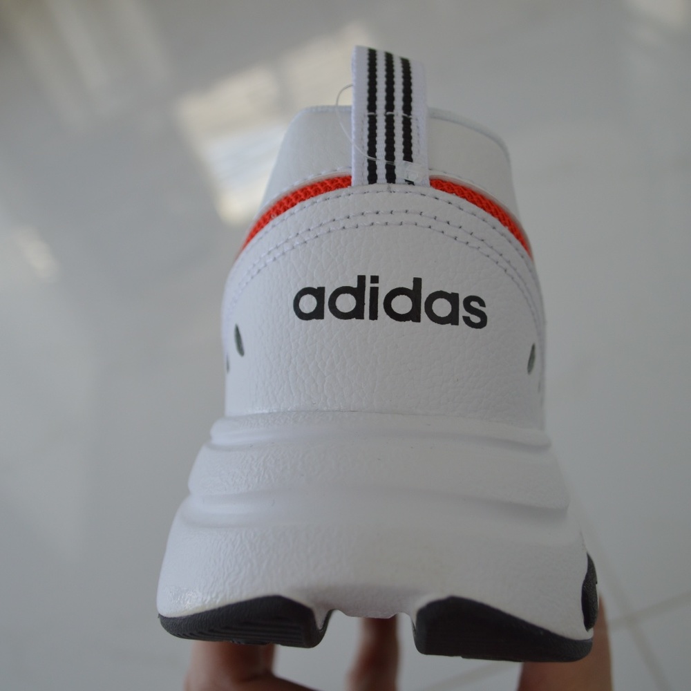 Adidas strutter leather white sneaker shoes men nw - Picture 5 of 14
